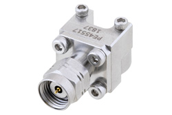 PE45517 - 1.85mm オス コネクタ、クランプ/はんだ(キャプティブ端子)接続、エンドランチPCB、交換可能エンドランチ、標準サイズ