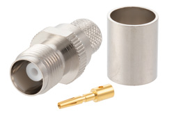 PE45639 - TNC Female Connector Solder Attachment for LMR-400, LMR-400-DB, LMR-400-UF, PE-B400, PE-B405, PE-C400
