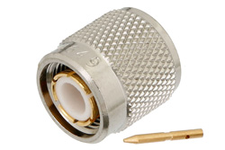 PE4649 - TNC オス コネクタ、はんだ接続、PE-SR405AL、PE-SR405FL、RG405