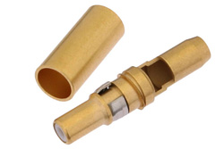 PE4808 - D-Sub プラグ 端子、圧着/はんだ接続、PE-C195、PE-P195、RG58、RG141、RG303、LMR-195、.195インチ