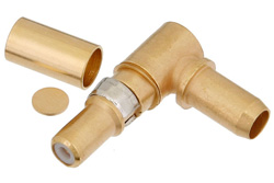 PE4824 - D-Sub プラグ 直角端子、圧着/はんだ接続、RG58、RG141、RG303