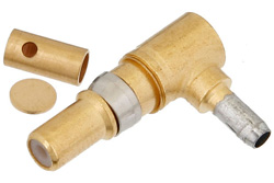 PE4829 - D-Sub プラグ 直角端子、はんだ接続、RG174、RG316、RG187、RG188