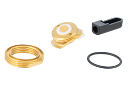 PE51021 - NMOマウントコネクタ、圧着/はんだ接続、PE-C195、PE-P195、RG58、RG55、RG141、RG142、RG223、RG400、RG303、LMR-195