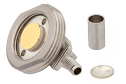 PE51167 - NMOマウントコネクタ、圧着/はんだ接続、RG58、LMR-195