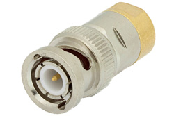 PE6000-93 - 0.5 W RF ロード最大 1,000 MHz、93 Ω、BNC オス、ニッケルメッキ真鍮