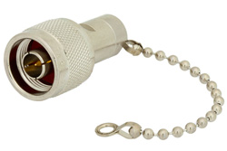 PE6062-75 - 0.5 W RF ロード鎖付最大 1,000 MHz、75 Ω、N オス、ニッケルメッキ真鍮