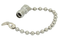 PE6074 - 1 W RF ロード鎖付最大 18 GHz、SMA メス、防錆処理ステンレス鋼