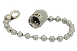 PE6078 - 1 W RF ロード鎖付最大 26.5 GHz、SMA オス、防錆処理ステンレス鋼