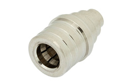 PE6164 - 1 W RF ロード最大 12.4 GHz、QMA オス、ニッケルメッキ真鍮