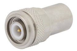 PE6172 - 2 W RF ロード最大 6 GHz、TNC オス、トリメタルメッキ真鍮