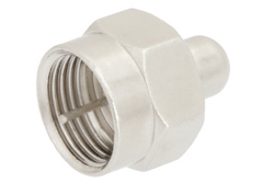 PE6202-25PK - 0.25 W RF ロード最大 3 GHz、75 Ω、F オス、HD コンパチニッケルメッキ亜鉛