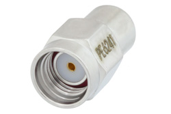 PE6241 - 1 W RF ロード最大 6 GHz、逆極性、SMA オス、トリメタルメッキ真鍮