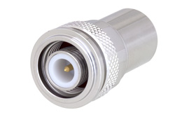 PE6TR013 - 2 W RF ロード最大 6 GHz、TNC オス、トリメタルメッキ真鍮