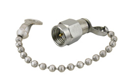 PE6TR677 - 2 W RF ロード鎖付最大 26.5 GHz、SMA オス、防錆処理ステンレス鋼