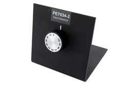 PE7034-2 - 一段 0-100 dB ロータリ ベンチ 減衰器; 50 Ω BNCジャック; 1 W; DC-1 GHz