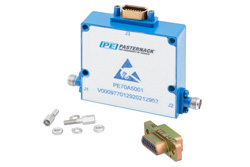 PE70A5001 - 5 ビット TTL 制御プログラマブル減衰器、30 dB、100 MHz 〜 18 GHz、1 dB ステップ、2.92mm メス