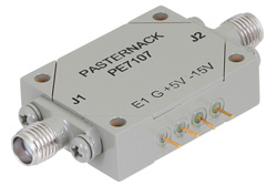 PE7107 - 吸収型 SPST、PIN ダイオードスイッチ、動作周波数 2 GHz 〜 4 GHz、最大 1 W (+30 dBm)、SMA