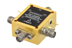 PE71S2009 - SPDT、PIN ダイオードスイッチ、動作周波数 70 MHz 〜 26.5 GHz、最大 0.5 W (+27 dBm)、SMA