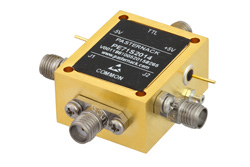 PE71S2014 - 吸収型 SPDT、PIN ダイオードスイッチ、動作周波数 70 MHz 〜 40 GHz、最大 0.5 W (+27 dBm)、2.92mm