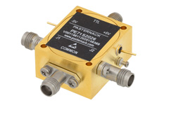 PE71S2026 - 吸収型 SPDT、PIN ダイオードスイッチ、動作周波数 100 MHz 〜 67 GHz、最大 0.5 W (+27 dBm)、1.85mm