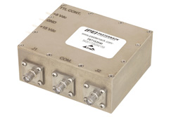 PE71S2040 - SPDT、PIN ダイオードスイッチ、動作周波数 20 MHz 〜 1 GHz、最大 150 W (+51.8 dBm)、SMA