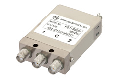 PE71S6099 - SPDT 電気機械式リレーラッチングスイッチ、DC 〜 26.5 GHz、20 W、28 V、セルフカットオフ、ダイオード、SMA
