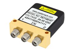 PE71S6107 - SPDT 電気機械式リレーラッチングスイッチ、DC 〜 40 GHz、5 W、28 V、セルフカットオフ、ダイオード、2.92mm