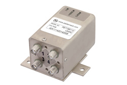 PE71S6112 - トランスファ電気機械式リレーフェールセーフスイッチ、DC 〜 26.5 GHz、20 W、12 V、インジケータ、TTL ロジック、ダイオード、SMA