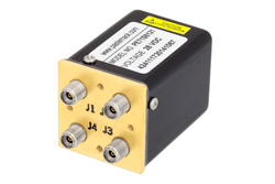 PE71S6121 - トランスファ電気機械式リレーフェールセーフスイッチ、DC 〜 40 GHz、5 W、28 V、インジケータ、TTL ロジック、ダイオード、2.92mm