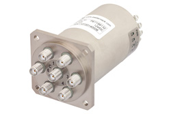 PE71S6132 - SP6T 電気機械式リレーノーマルオープンスイッチ、DC 〜 22 GHz、20 W、12 V、インジケータ、TTL ロジック、ダイオード、SMA