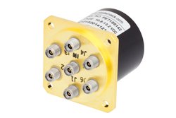 PE71S6142 - SP6T 電気機械式リレーノーマルオープンスイッチ、DC 〜 40 GHz、3 W、12 V、2.92mm
