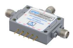 PE71S6210 - 吸収型 SPDT、PIN ダイオードスイッチ、動作周波数 500 MHz 〜 18 GHz、最大 0.1 W (+20 dBm)、フィールド交換式、SMA