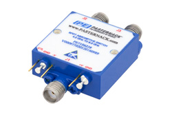 PE71S6238 - 吸収型 SPDT、PIN ダイオードスイッチ、動作周波数 4 GHz 〜 8 GHz、最大 0.1 W (+20 dBm)、フィールド交換式、SMA