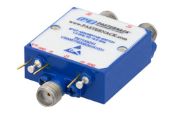 PE71S6241 - 吸収型 SPDT、PIN ダイオードスイッチ、動作周波数 1 GHz 〜 18 GHz、最大 0.1 W (+20 dBm)、フィールド交換式、SMA