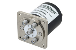 PE71S6363 - SP4T 電気機械式リレーノーマルオープンスイッチ、DC 〜 18 GHz、最大 90 W、12 V、SMA