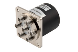 PE71S6487 - SP6T メカニカルリレー ノーマルオープン スイッチ, DC ～ 26.5 GHz, 20W, 28V, SMA