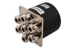 PE71S6502 - SP6T メカニカルリレー ノーマルオープン スイッチ, DC ～ 12.4 GHz, 50W, 28V, N