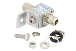 PE7301-3 - Nジャック バルクヘッド 同軸サージプロテクタ