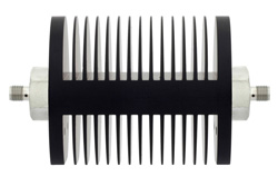PE7363-3 - 3 dB 固定減衰器、SMA メス 〜 SMA メス、黒色 陽極酸化アルミヒートシンク、25 W、最大 18 GHz