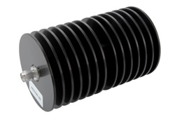 PE7425-30 - 30 dB 固定減衰器、SMA オス 〜 SMA メス 方向性 黒陽極酸化アルミニウムヒートシンク、最大 100 W 、最大 18 GHz