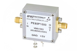 PE80P1000 - パワーディテクタ、SMA、ポジティブ出力スロープ、50 MHz 〜 5 GHz