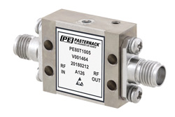 PE80T1005 - Finline ディテクタ、SMA、ビデオ出力、100 MHz 〜 18 GHz