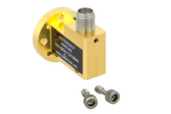 PE80T3002 - ゼロバイアス V バンド 導波管 ディテクタ、WR-15、ネガティブビデオ出力、50 GHz 〜 75 GHz、UG-385/U 円形フランジ