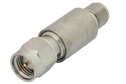 PE8210 - 50 Ω D.C.ブロック SMAプラグからSMAジャック; 10 MHz - 18 GHz