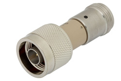 PE8215 - 50 Ω D.C.ブロック NプラグからNジャック; 10 MHz - 18 GHz