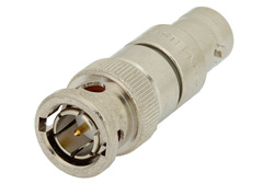 PE8233 - 75 Ω D.C.ブロック 75 Ω BNCプラグから75 Ω BNCジャック; 100 MHz - 4 GHz