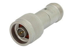 PE8234 - 75 Ω D.C.ブロック 75 Ω Nプラグ TO 75 Ω Nジャック; 100 MHz - 4 GHz