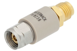 PE8238 - 50 Ω D.C.ブロック 2.4mm プラグから 2.4mm ジャック; 100 MHz - 50 GHz