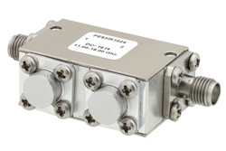 PE83IR1024 - デュアルジャンクションアイソレータ、40 dB アイソレーション、11 GHz 〜 18 GHz、5 W、SMA メス