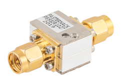 PE83IR1027 - Isolator with 20 dB Isolation from 8 GHz to 12 GHz, 10 Watts and SMA Male